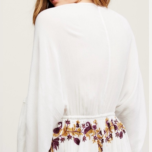 NWT - FREE PEOPLE | Pretty Pineapple Dress White XS - Picture 5 of 9